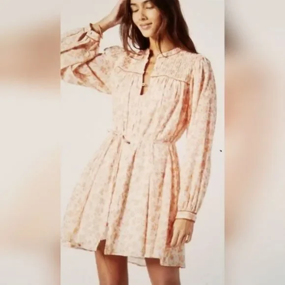 NwT JOIE Challensia cotton mini dress size large - Picture 1 of 5